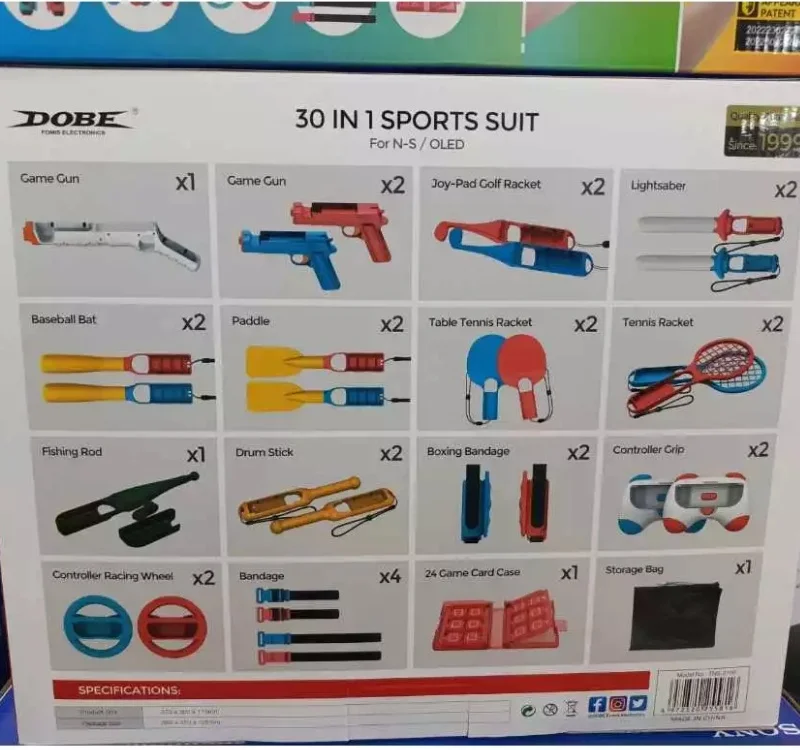 DOBE 30 in 1 Switch Sport Accessories For Nintendo Switch - Image 4
